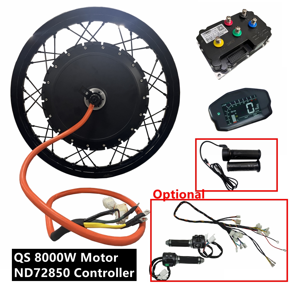 72V 8000W Brushless Hub Motor - NBpower/QS273 V3 72V 8000W 전기 자전거