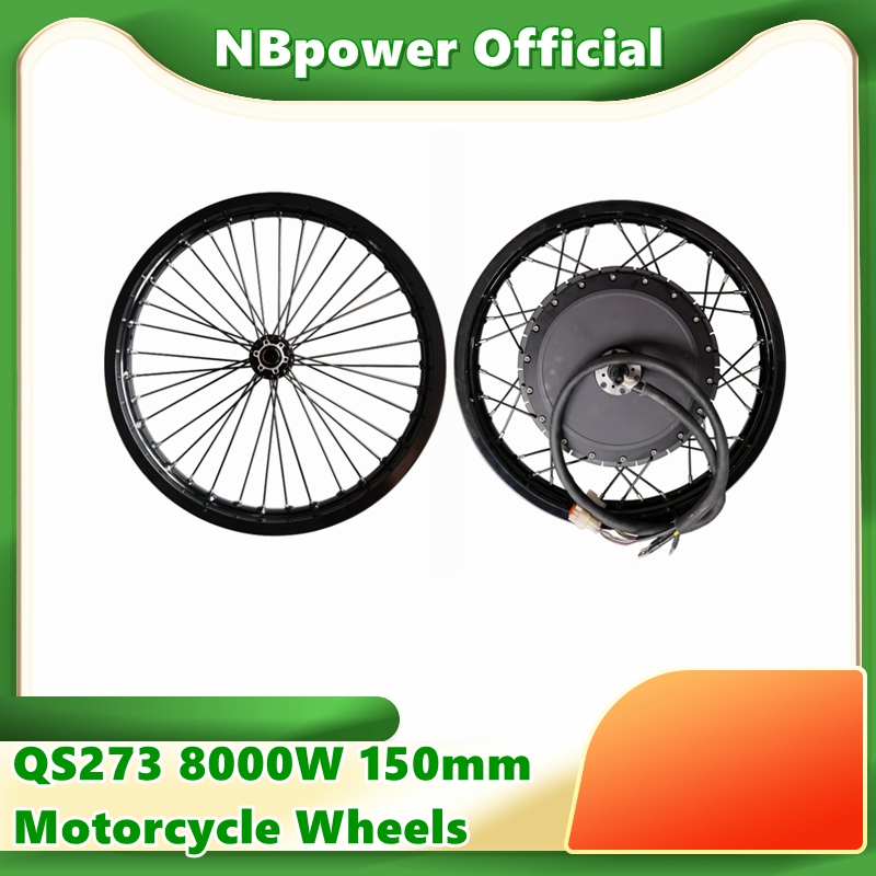 72V 8000W Brushless Hub Motor - QS273 40h v3 오토바이 17'' 18