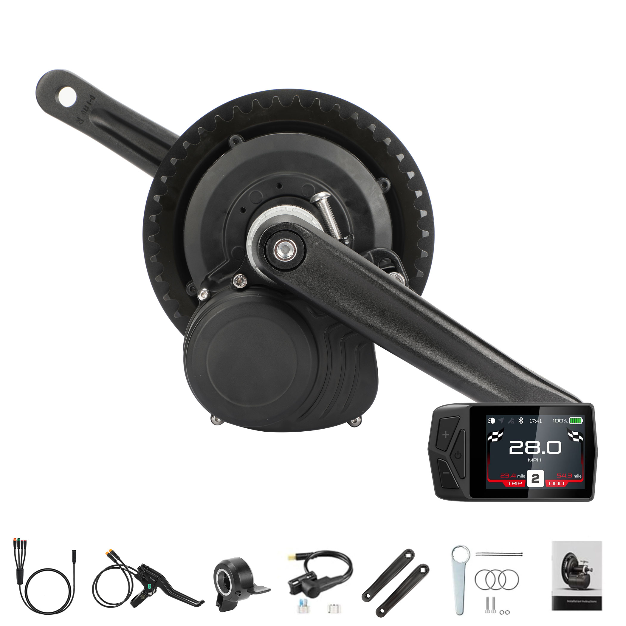 Torque Sensor Mid Drive Motor Kit - TONGSHENG TSDZ2B-1T4 미드 드라이브 모터 키트,