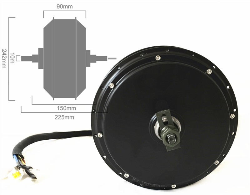 NBpower QS205 50H V3 72v 5000W - 5000W Hub Motor Kit 72V 리뷰 및 가격