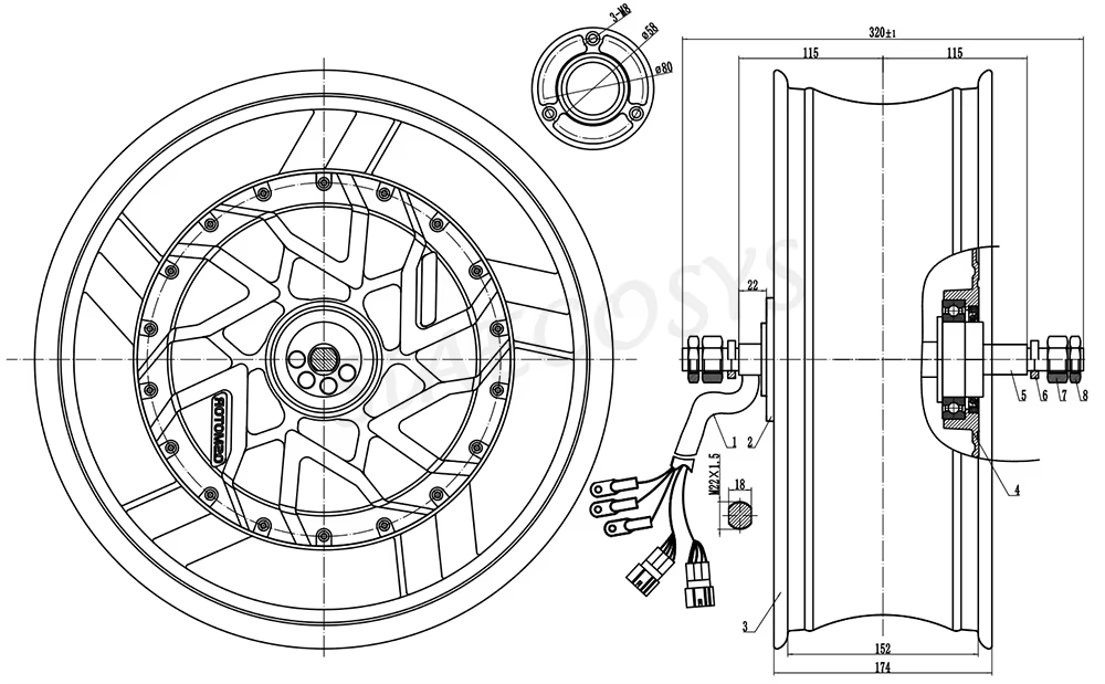 QSMotor 17x6.0인치 70H 12000W V4 - 12000W Electric Motorcycle Hub Motor 리뷰 및 가격